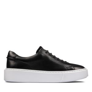 Women's Clarks Hero Lite Lace Sneakers Black | CLK816TZV