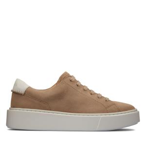 Women's Clarks Hero Lite Lace Sneakers Brown | CLK957LUK