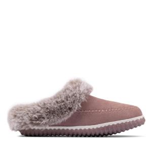 Women's Clarks Home 2 Soft Slippers Pink | CLK583LJE