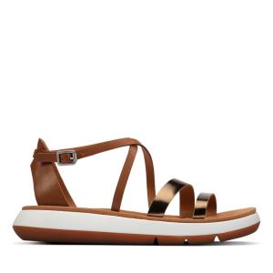 Women's Clarks Jemsa Strap Sandals Light Orange | CLK850KUY