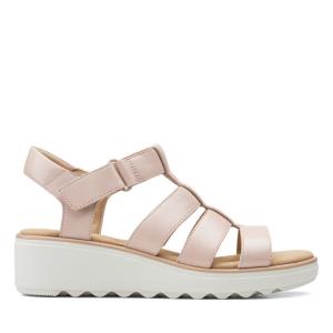 Women's Clarks Jillian Quartz Sandals Rose | CLK918YMZ