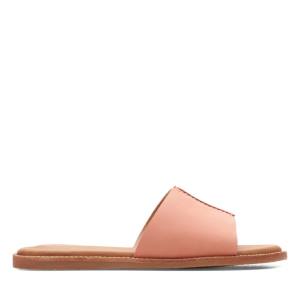 Women's Clarks Karsea Mule Sandals Pink | CLK635QME