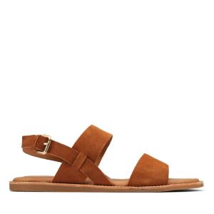 Women's Clarks Karsea Strap Sandals Brown | CLK682JIS