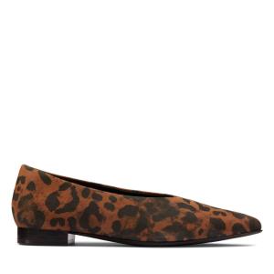 Women's Clarks Laina15 Easy Flat Shoes Leopard | CLK410CET