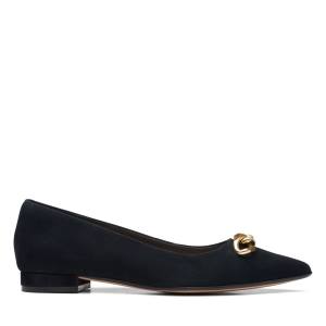 Women's Clarks Laina 15 Trim Loafers Black | CLK910PJV