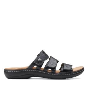 Women's Clarks Laurieann Echo Sandals Black | CLK591YOU