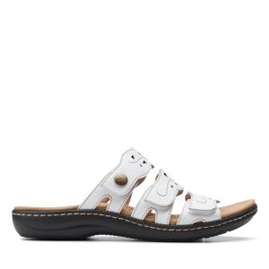 Women's Clarks Laurieann Echo Sandals White | CLK581POL