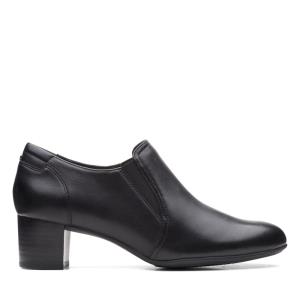 Women's Clarks Linnae Way Black Shoes Black | CLK807TAM