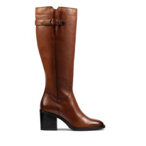 Women's Clarks Mascarpone 2 Up Heeled Boots Brown | CLK361ZGH