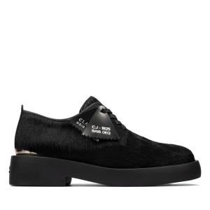 Women's Clarks Mileno London Flat Shoes Black | CLK429QAS