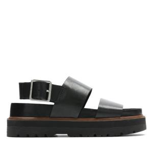 Women's Clarks Orianna Strap Sandals Black | CLK139DCE