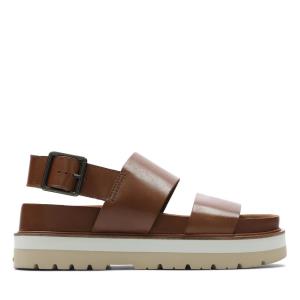 Women's Clarks Orianna Strap Sandals Dark Brown | CLK543CDN