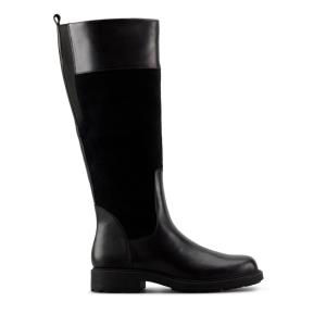 Women's Clarks Orinoco 2 Hi Knee-high Boots Black | CLK096HLP