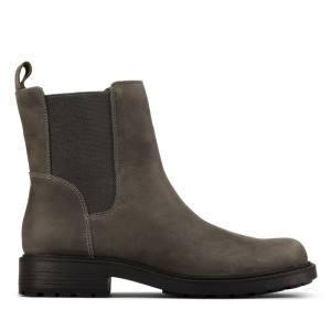 Women's Clarks Orinoco 2 Top Ankle Boots Dark Grey | CLK806MRP