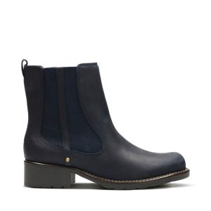 Women's Clarks Orinoco Club Ankle Boots Navy | CLK970JFT