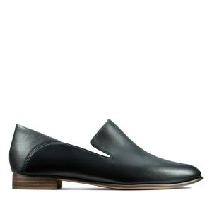 Women's Clarks Pure Viola Black Shoes Black | CLK718NQH