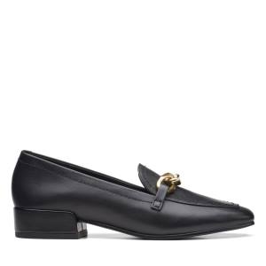 Women's Clarks Seren 30 Step Loafers Black | CLK206NQW