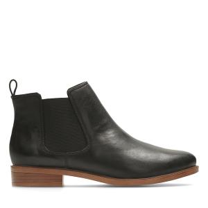 Women's Clarks Taylor Shine Chelsea Boots Black | CLK684ETV