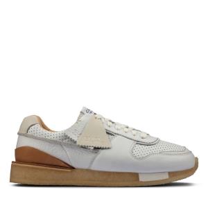 Women's Clarks Tor Run Sneakers White | CLK359TGS