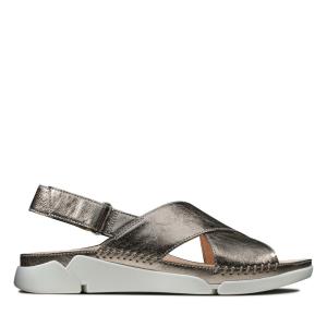 Women's Clarks Tri Alexia Sandals Grey | CLK061RCL