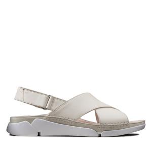 Women's Clarks Tri Alexia Sandals White | CLK170LVP