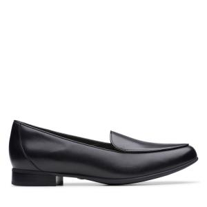 Women's Clarks Un Blush Ease Loafers Black | CLK384IVN