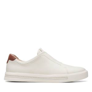 Women's Clarks Un Maui Easy Sneakers White | CLK219UNO