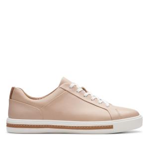 Women's Clarks Un Maui Lace Sneakers Pink | CLK016PSV