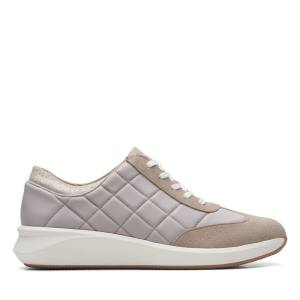 Women's Clarks Un Rio Stitch Sneakers Beige | CLK487HEK