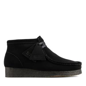 Women's Clarks Wallabee Boot Ankle Boots Black | CLK937BNP