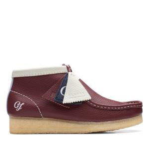 Women's Clarks Wallabee Casual Boots Red | CLK946UKL