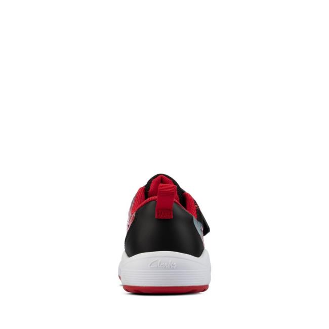 Boys' Clarks Aeon Pace Kid Sneakers Black | CLK189OMZ