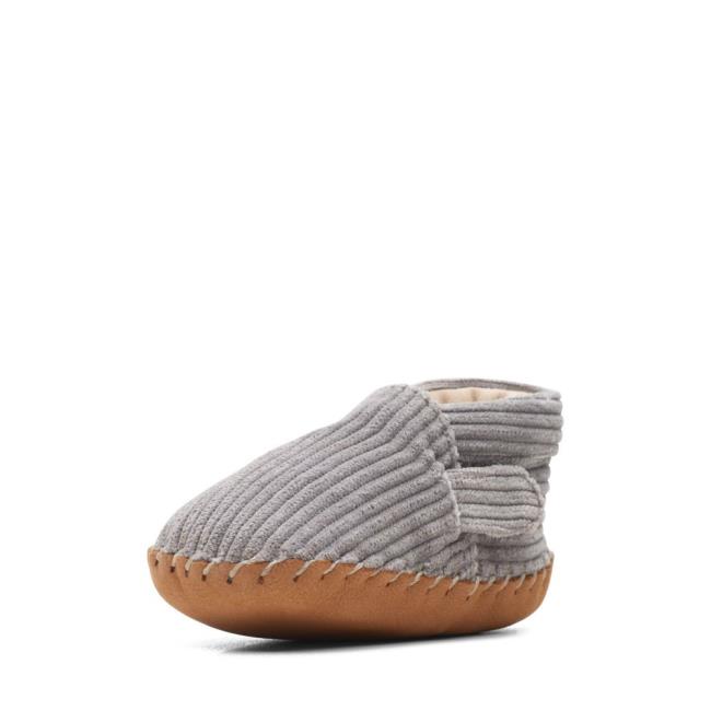 Boys' Clarks Atlas LRG School Shoes Grey | CLK764AJK