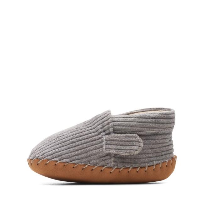 Boys' Clarks Atlas LRG School Shoes Grey | CLK764AJK