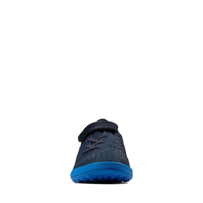 Boys' Clarks Award Swift Youth Sneakers Navy / Blue | CLK529TBF