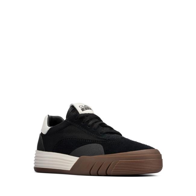 Boys' Clarks Cica Kid Sneakers Black | CLK071FKG