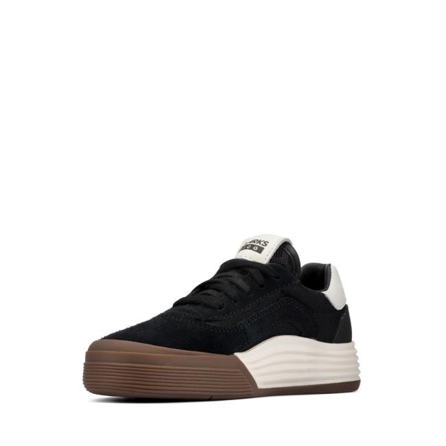 Boys' Clarks Cica Kid Sneakers Black | CLK071FKG