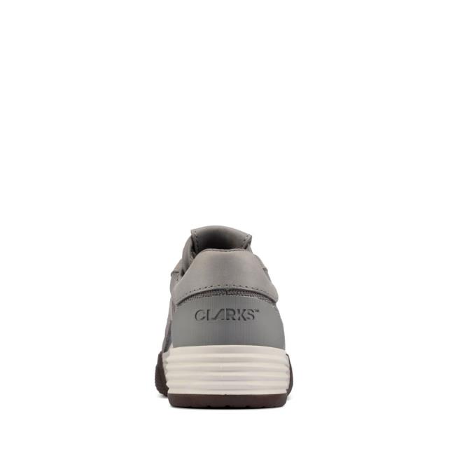 Boys' Clarks Cica Kid Sneakers Grey | CLK417OKS