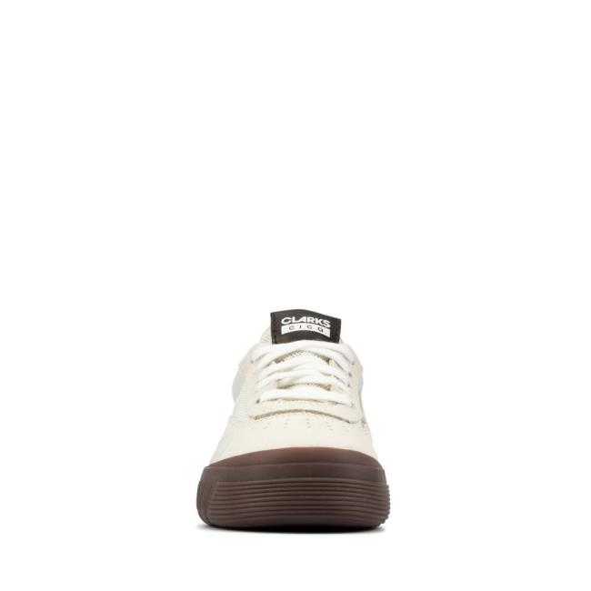 Boys' Clarks Cica Kid Sneakers White | CLK720NJX