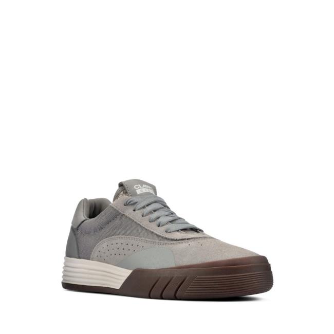 Boys' Clarks Cica Youth Sneakers Grey | CLK368AGX