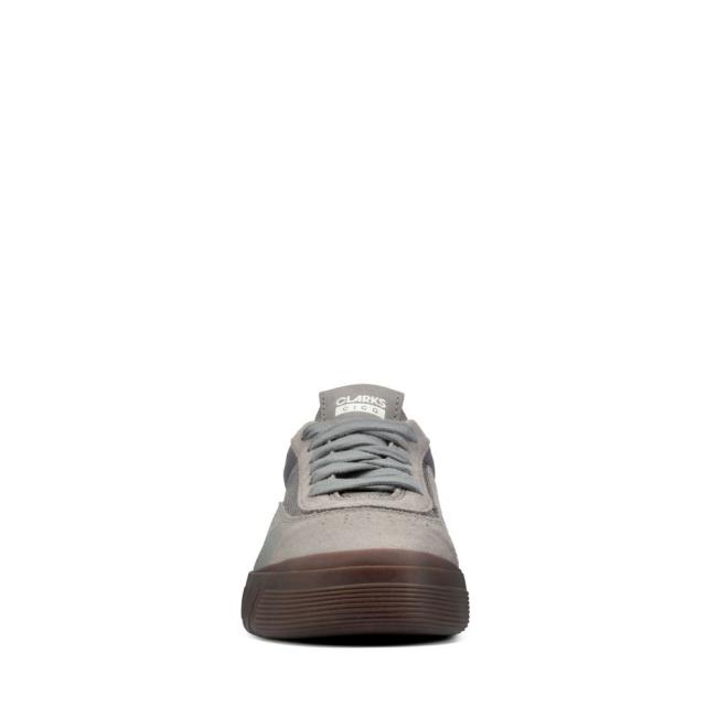 Boys' Clarks Cica Youth Sneakers Grey | CLK368AGX