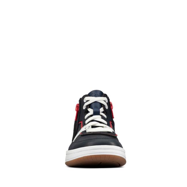 Boys' Clarks Fawn Peak Kid Sneakers Navy | CLK506FBN