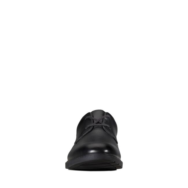 Boys' Clarks Scala Loop Youth School Shoes Black | CLK976IXB