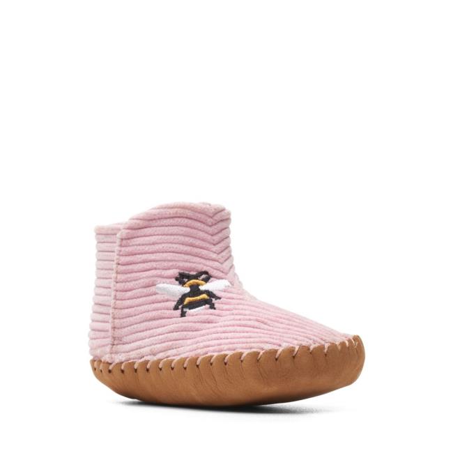 Boys' Clarks Solar Large School Shoes Pink | CLK234YDF