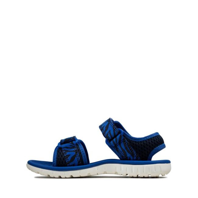 Boys' Clarks Surfing Tide Kid Sandals Navy | CLK371NTE