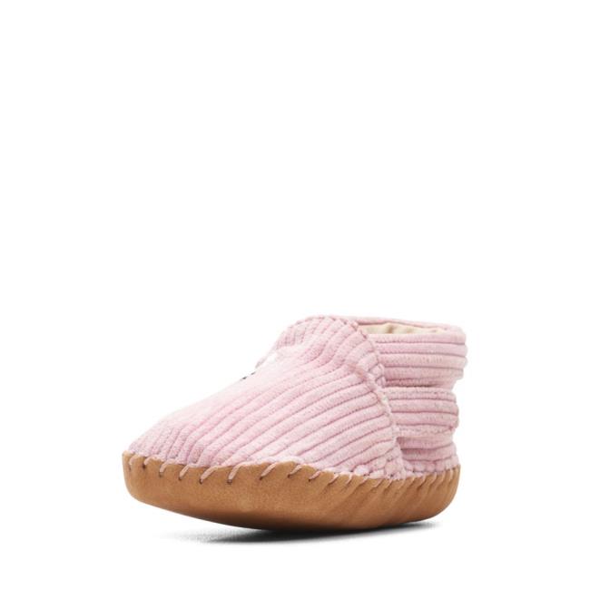 Girls' Clarks Atlas Large School Shoes Pink | CLK820XRO