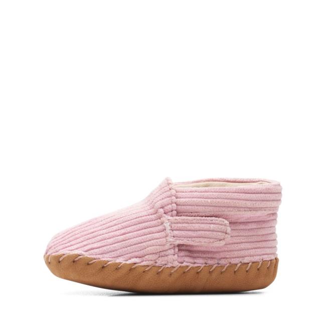 Girls' Clarks Atlas Large School Shoes Pink | CLK820XRO