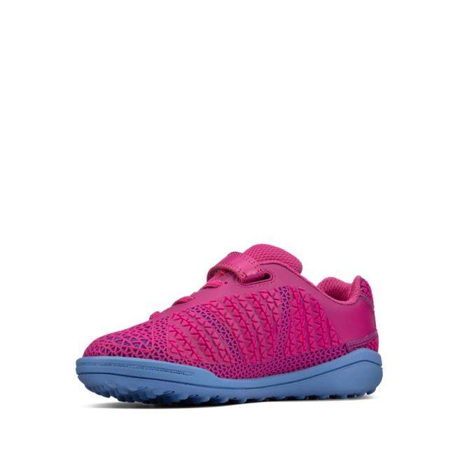 Girls' Clarks Award Swift Kid Sneakers Pink | CLK429CDM