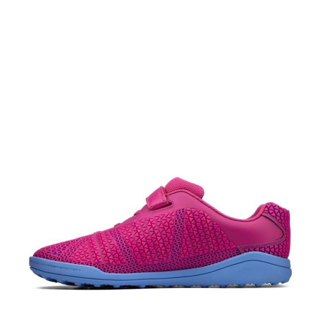 Girls' Clarks Award Swift Youth Sneakers Pink | CLK548XLF