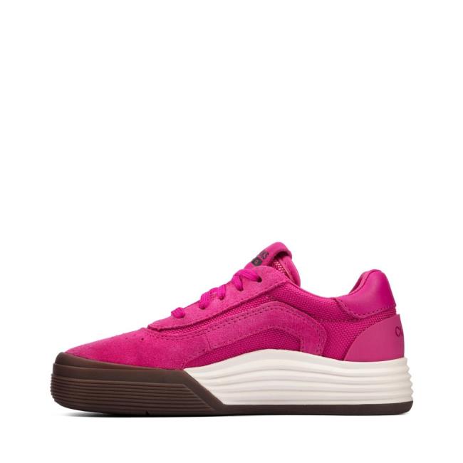 Girls' Clarks Cica Kid Sneakers Pink | CLK306SNH